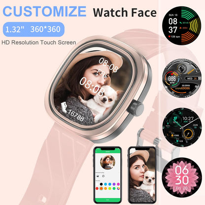 Smart Watches for Women, Smart Watch for Android Phones and Iphone, 1.32&