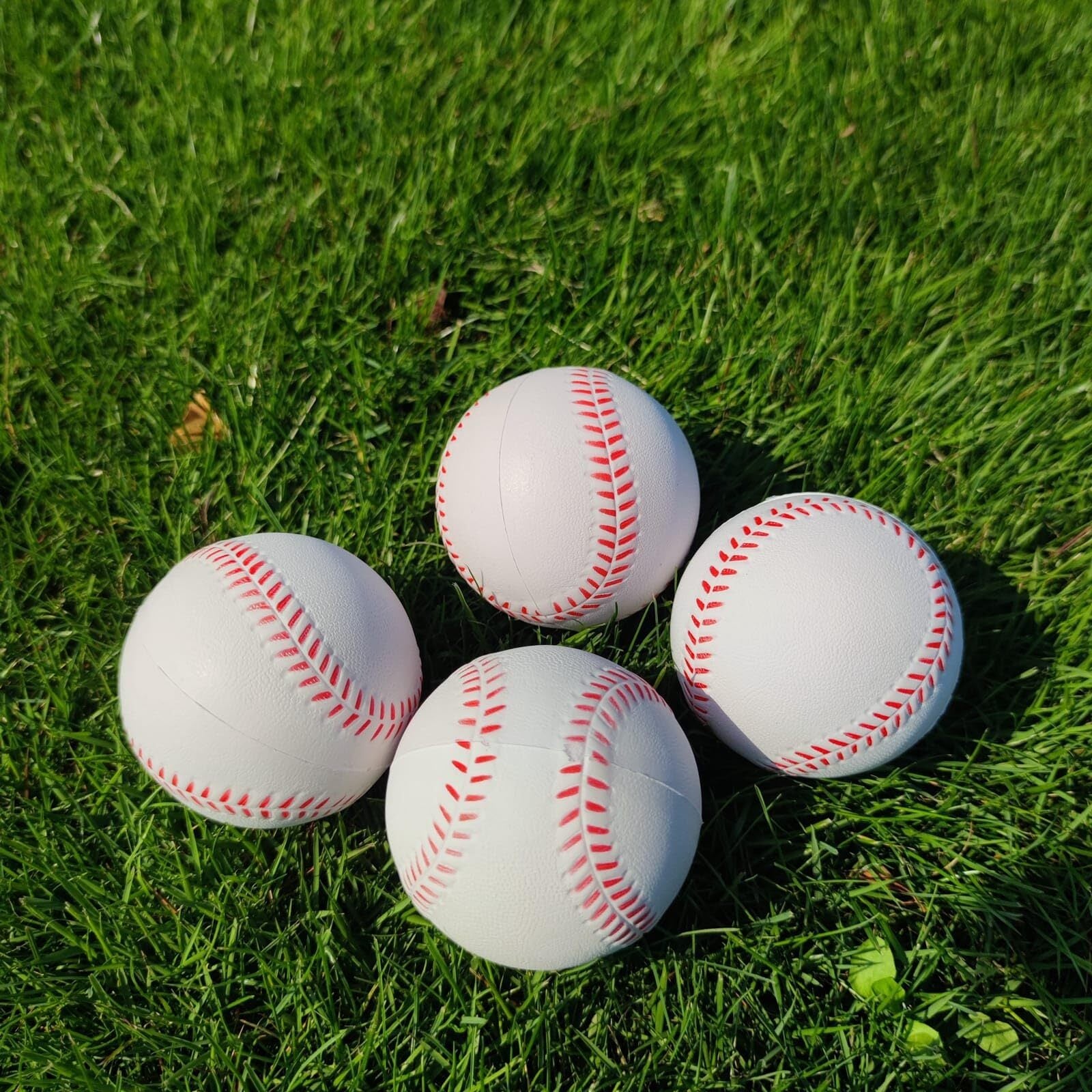 12 Pack Soft Foam Baseballs Safe for Kids Indoor Outdoor Sports Practice