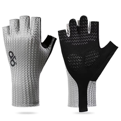 Summer Breathable Half Finger Cycling Gloves Ultralight Road Bike Gloves Anti-Slip Silicone Pad Cooling Sport Gear