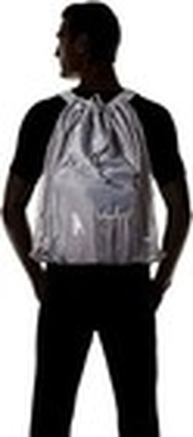 Speedo Frost Grey Mesh Equipment Bag with Shoulder Straps for Swim Gear