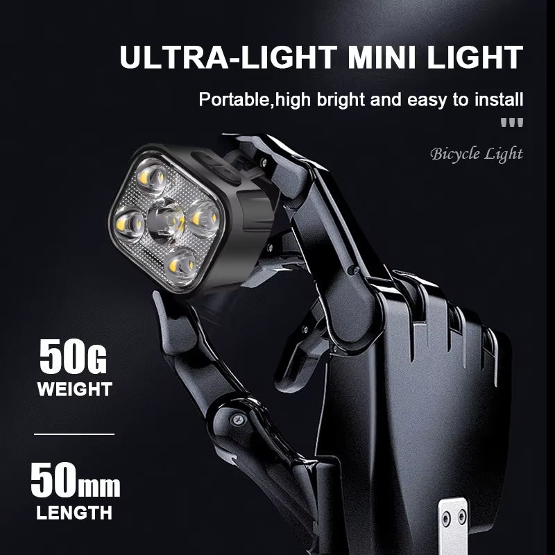 Bicycle Lights High Bright Cycling Lamp Front and Rear USB Rechargeable MTB Bike Headlight Taillight Waterproof Lantern Lighting