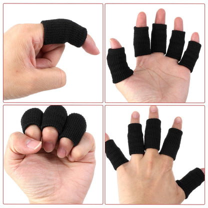 20 Pcs Breathable Finger Brace Elastic Sports Finger Compression Sleeves