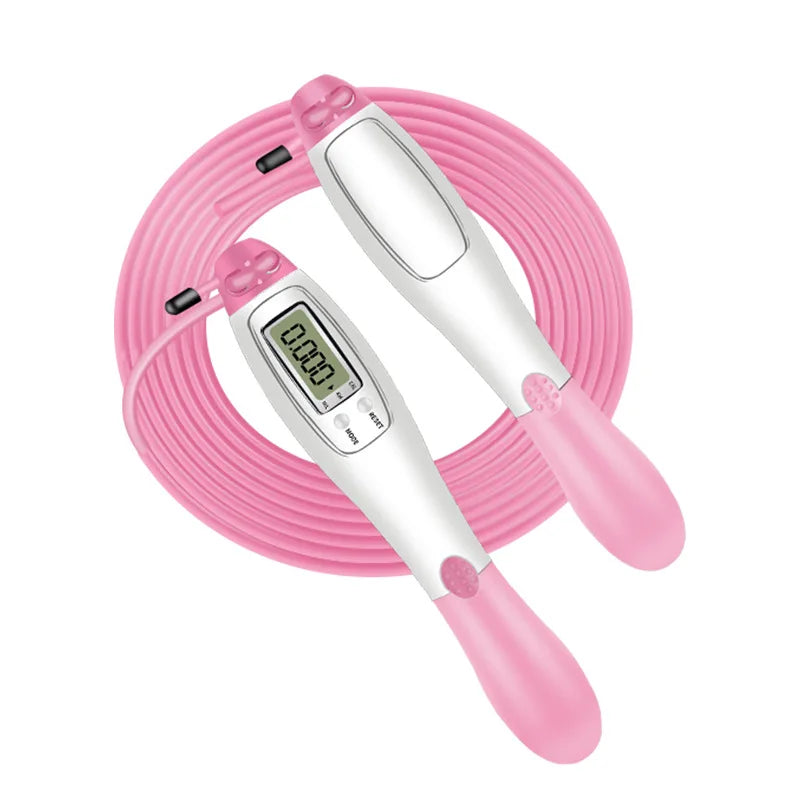 A Set of Multifunctional Electronic Counting Jump Ropes, Smart Wireless Balls, Dual-Purpose Indoor Cordless Jump Ropes, with the Ability to Switch between Corded and Cordless Freely