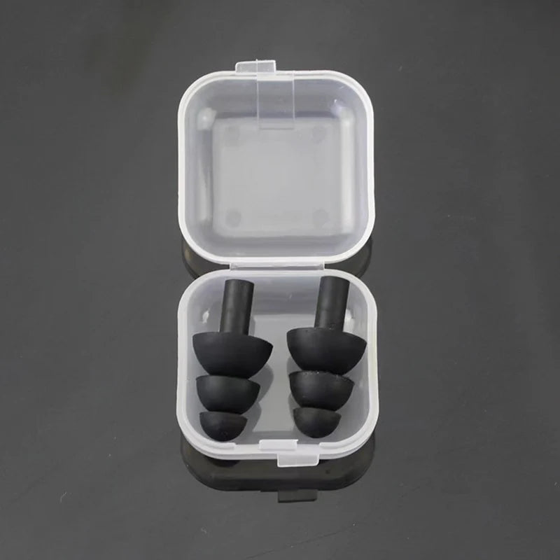 1Pairs Soft Silicone Earplugs Waterproof Swimming Ear Plugs Reusable Noise