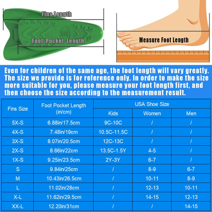 Streamlined Swimming Fins,Training Short Flippers,Silic