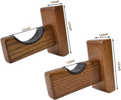 Baseball Bat Display Case Wall Mount Bat Holder Hanger Solid Ash Tree Handmade