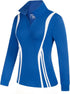 Blue Polo Shirts for Women V Neck Performance Exercise Tops Lightweight Moisture-Wicking Sport Workout Shirt(Royal Blue,L)