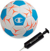 Prodigy Soccer Ball with Pump | 32-Panel Matte Finish | Butyl Bladder | Indoor & Outdoor | Youth & Adult Training | 6" Pump Included
