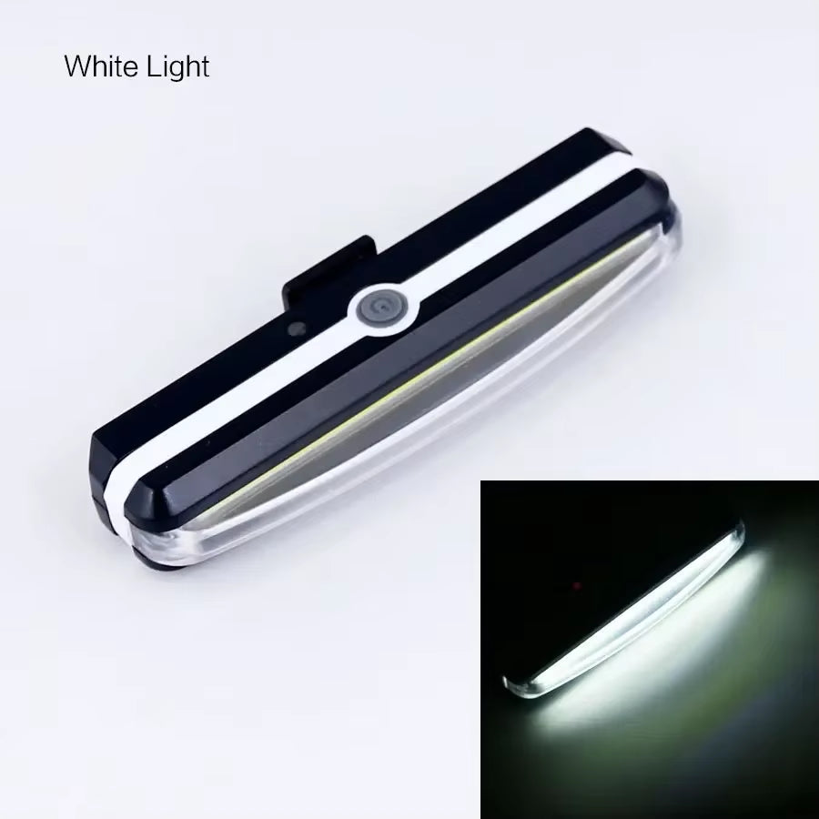 Bike Light COB Front Rear Bicycle Lights LED Rechargeable Mountain Road Bicycle Lamp MTB Tail Light Cycling Flashlight