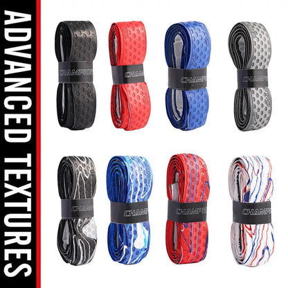 3Pcsx1M Bat Grip Tape for Baseball Absorbs Sweat Tennis Grip Racket Handle Grip PU Anti-Skid Overgrip Tape for Pickleball