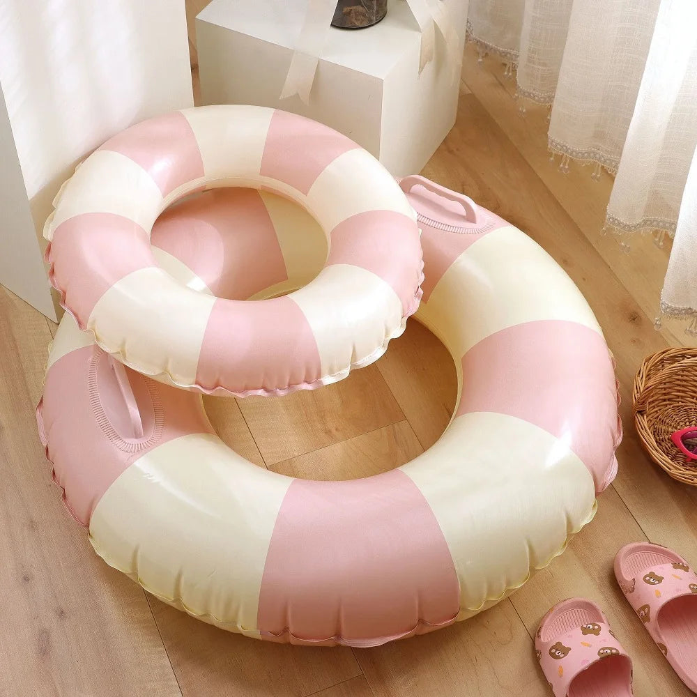 Donut Swimming Ring Inflatable Pool Float for Adult Swimming Circle Swim Tube Water Sports Swim Accessory Swim Float