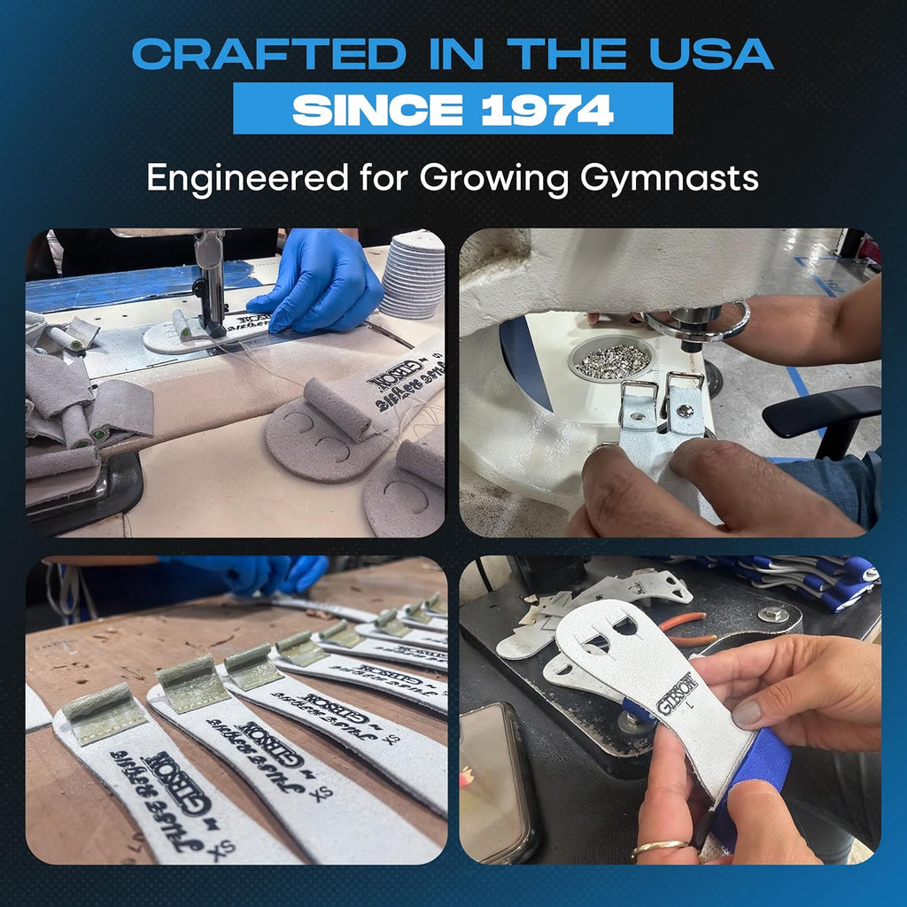 Just Right Uneven Bar Gymanstic Leather Grips for Girls USA