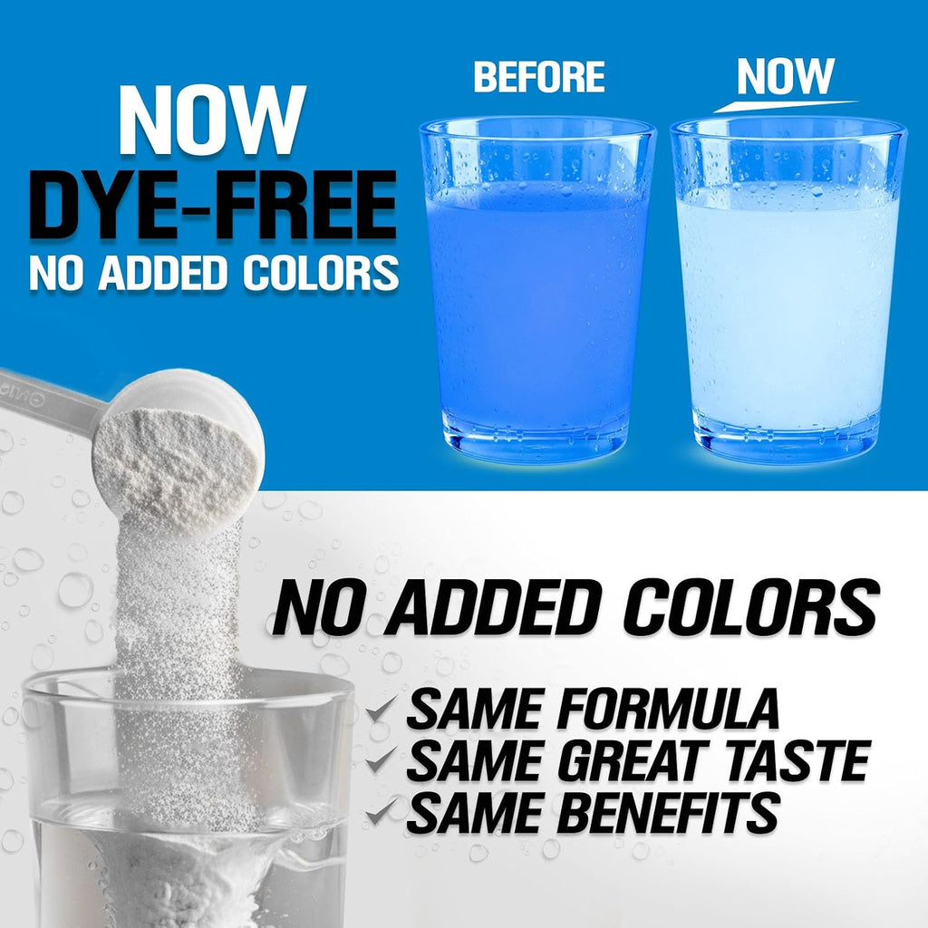 EVL Bcaas Amino Acids Powder - BCAA Powder Post Workout Recovery Drink and Stim Free Pre Workout Energy - 5G Branched Chain Amino Acids Supplement for Men - Blue Raz (Dye Free) | Bcaas Amino Acids Powder - Post Workout Recovery - Stim Free Pre Workout Energy - 5G Branched Chain Amino Acids for Men