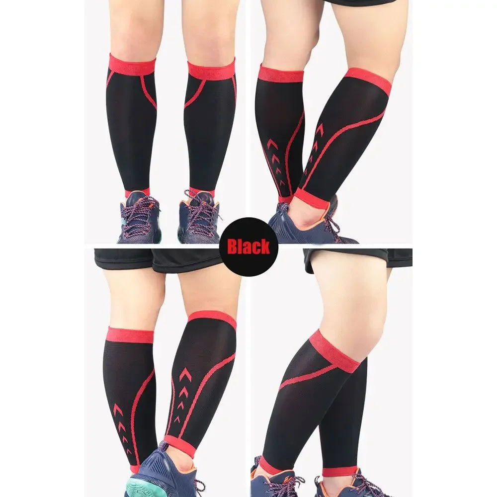 1Pcs Sports Compression Leg Sleeve Basketball Calf Support Running Antiskid Shin Guard Cycling Leg Warmers Sun UV Protection