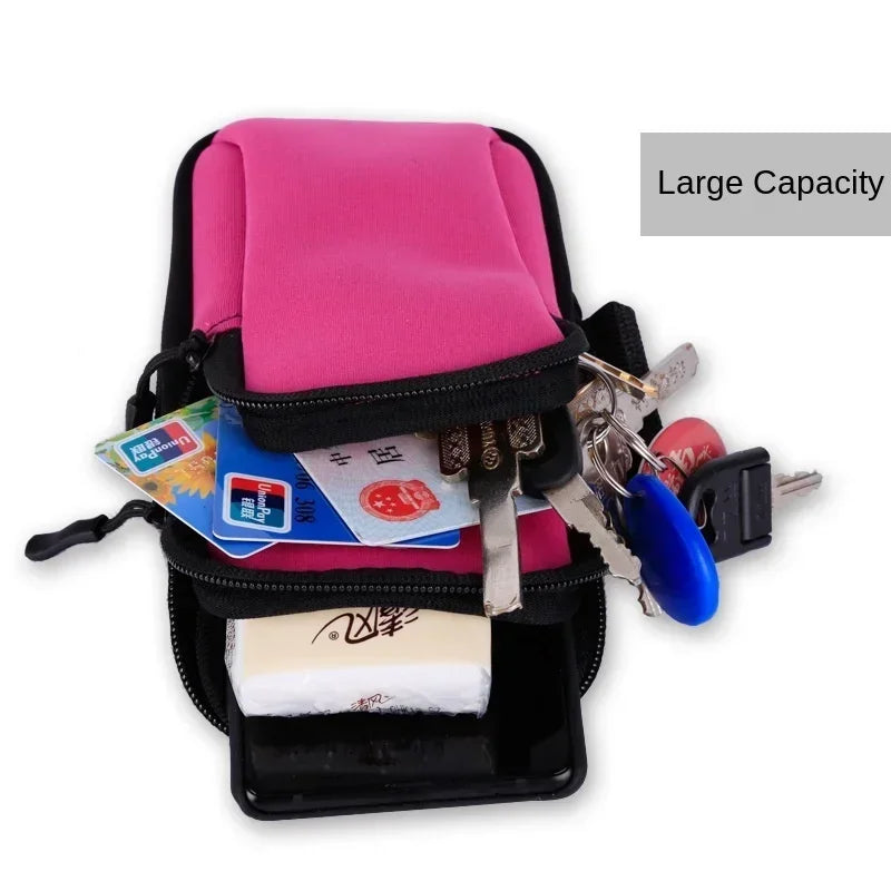 Universal 6Quot; Running Armband Phone Case Holder High Quality Phone Bag Jogging Fitness Gym Arm Band for Iphone Samsung Huawei