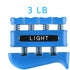 Finger Strengthener Finger Exerciser for Forearm and Hand Strengthener Hand Grip Workout Equipment for Musician Rock Climbing