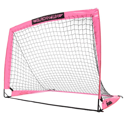 Franklin Sports 4X3 Pop up Backyard Soccer Goal Portable Mini Goal with Stakes