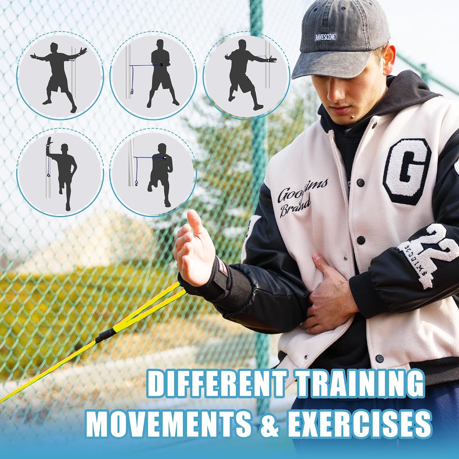 6 Pack Smooth Weighted Baseball Set with Resistance Band | 3.5-53Oz, Variable Weight Plyometric Baseballs with Pump & Carry Bag, Improved Power & Pitching Training, All Skill Levels