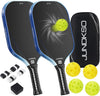 Pickleball Paddles Set of 2 - Composite Carbon Fiber Pickle Ball Paddle - USAPA Approved Pro Pickle Racket - Portable Outdoor Sports Equipment - Men'S and Women'S Training or Game Gift Set