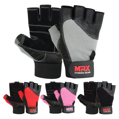 Weight Lifting Gloves Gym Training Bodybuilding Fitness Glove Workout Men &amp; Women Grey S