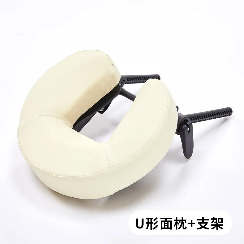 Massage Head Rest Kit for Bed Mattress with Memory Foam Face down Pillow for Salon SPA Massage Therapy Recovery