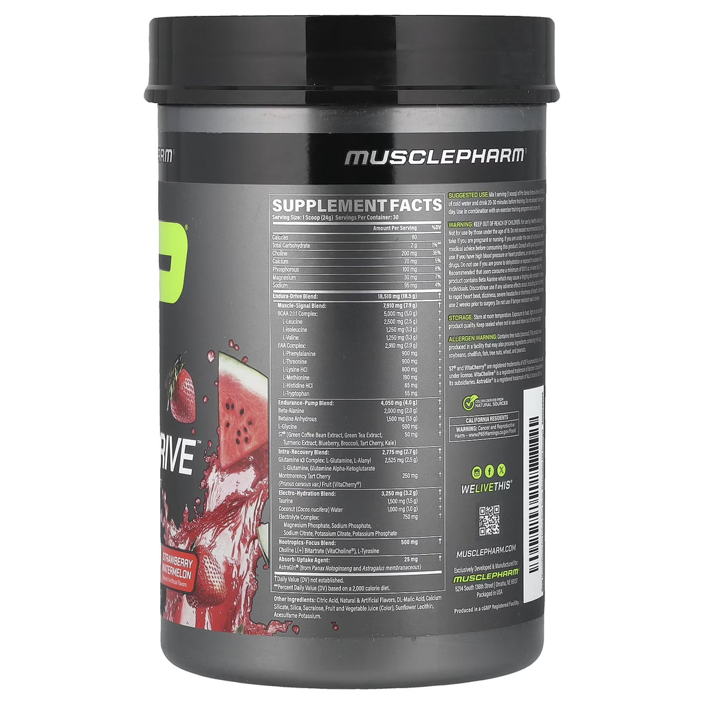 Pro Series, Endura-Drive™, Strawberry Watermelon, 1.6 Lbs (720 G)