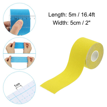 5Cm Aerial Hoop Tape Athletic Tape Adhesive Non-Slip Grip Tape Yoga Rig Sport Tape for Wrapping Exercises Gymnastics 16.4Ft