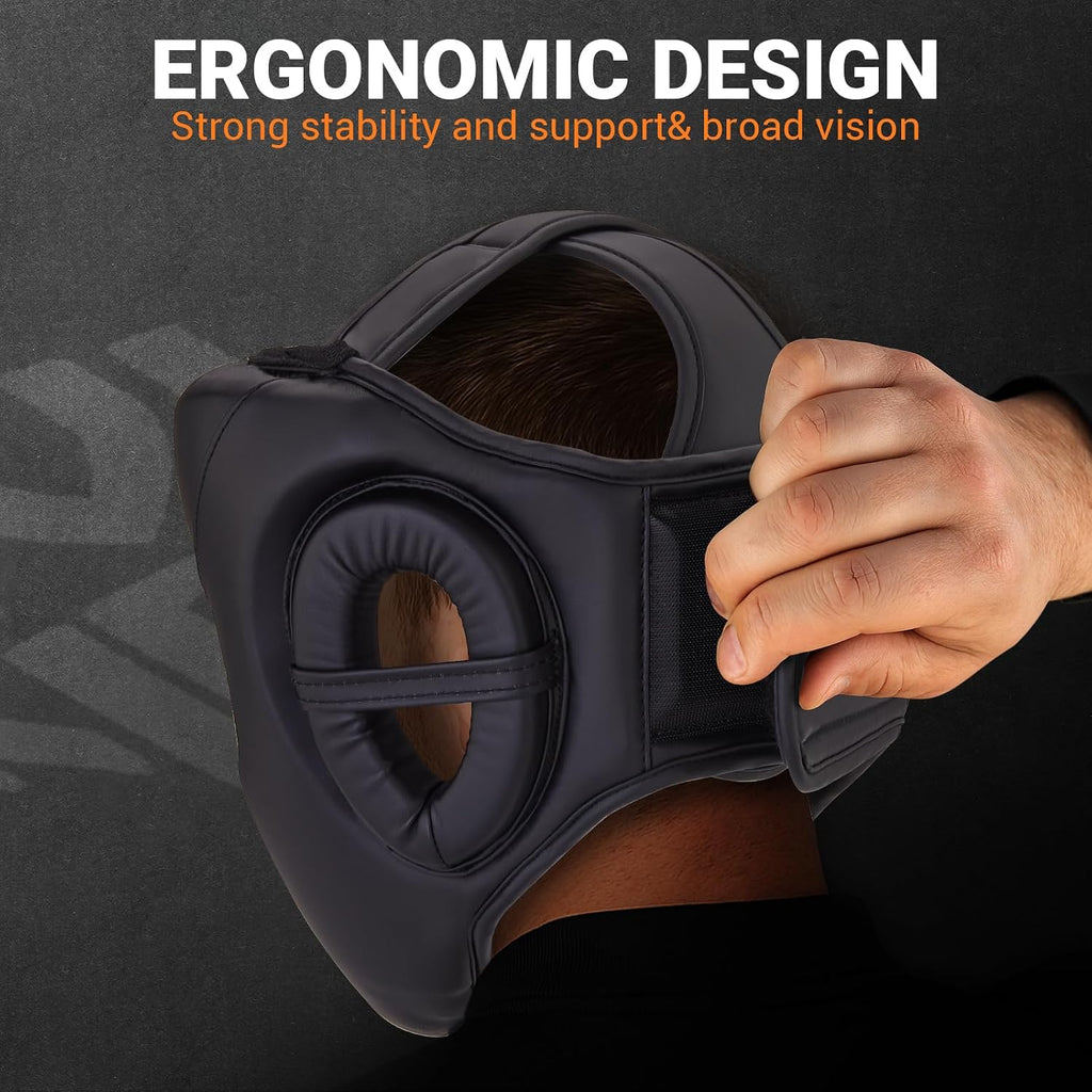 Boxing Headgear | Professional Training Equipment,For Adult Men & Women,For Mma,Head Guard,Muay Thai,Boxing,Wrestling,Sparring -