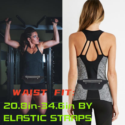 Slim Running Belt Fanny Pack Running Phone Hold Pouch Bag for Workout Jogging