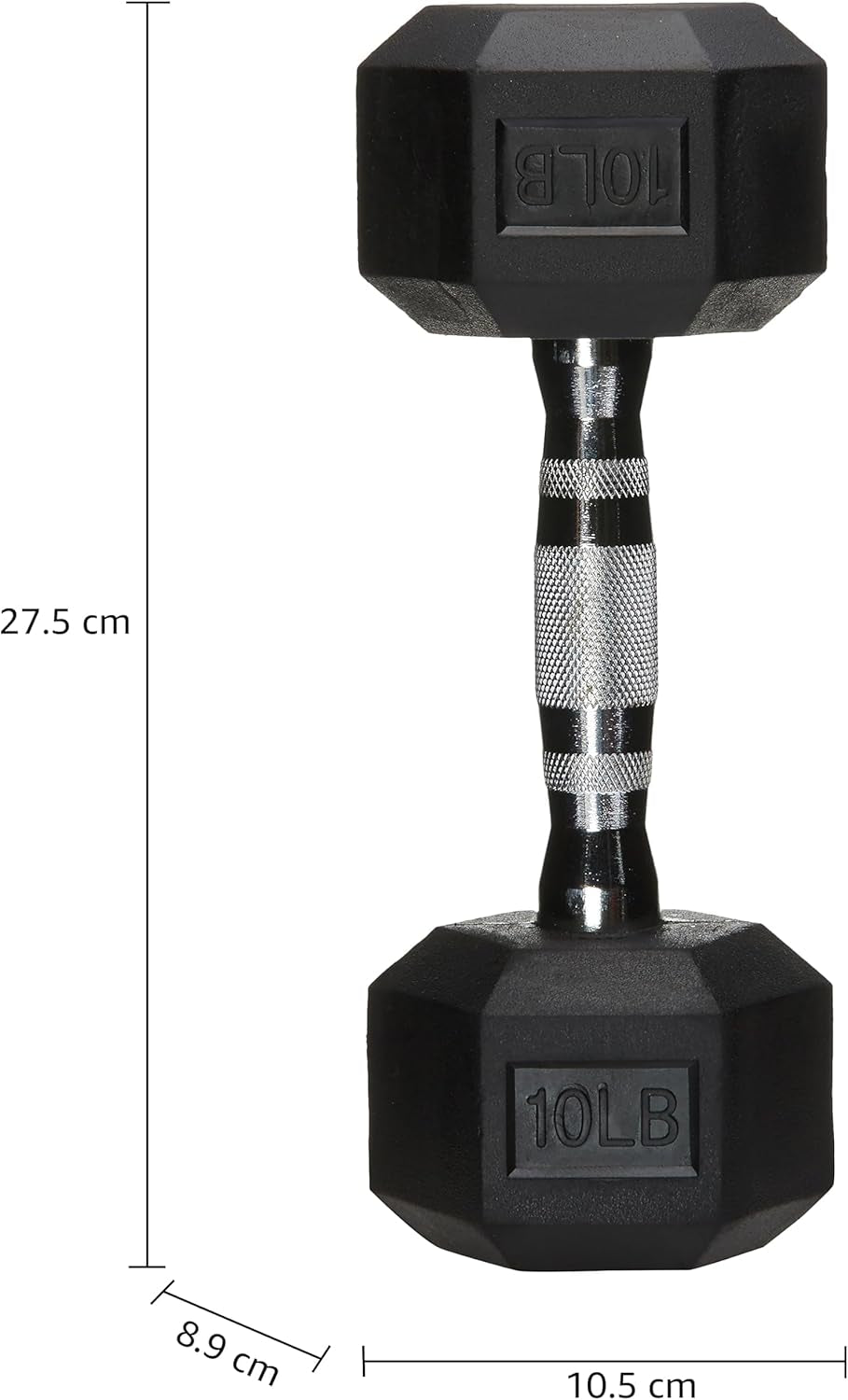 Rubber Hex Dumbbell Hand Weight