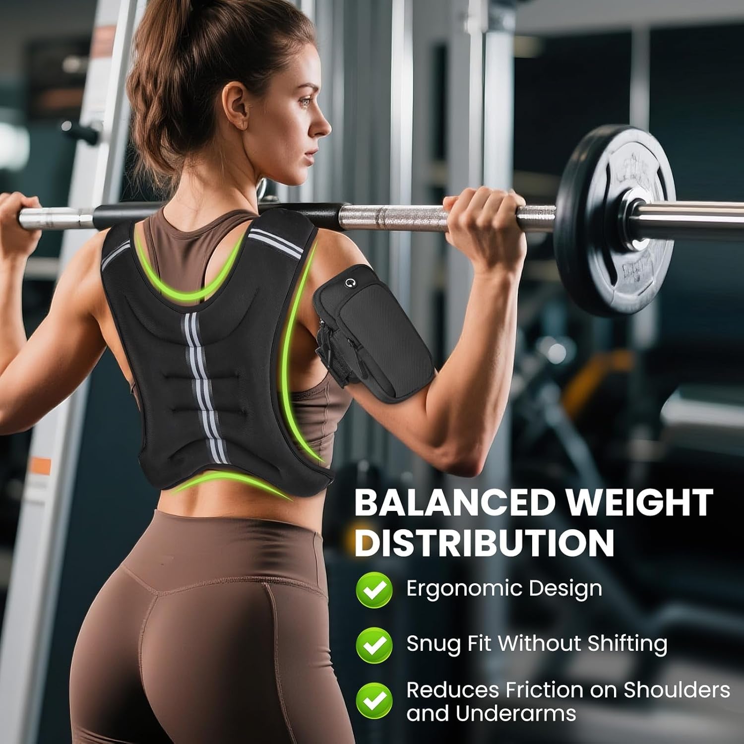 Weighted Vest for Women Men, 8Lb/12Lb/16Lb/