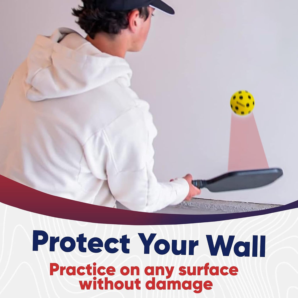 Ninja Ball 3 Pack - the Original Silent Pickleball Foam Pickleball Ball for Quiet Practice at Home Indoor or Outdoor Pickle Balls for Quiet Practice