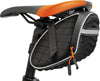 Bike Bag,Bicycle Saddle Bag,Under Seat 3D Shell Cycling Seat Bag for Mountain Road Bikes with Waterproof Zippers Black