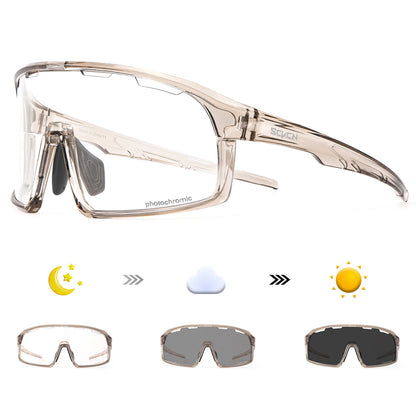 Photochromic Cycling Glasses Outdoor Sports Running Sunglasses Women UV400 Bicycle Goggles Men MBT Cycling Sunglasses
