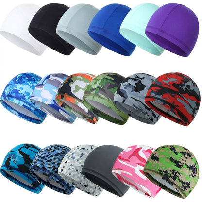 26*15.5Cm No Discoloration Sports Accessories Breathable Caps Sweat Wicking Cycling Running Hat Outdoor Cooling Cap