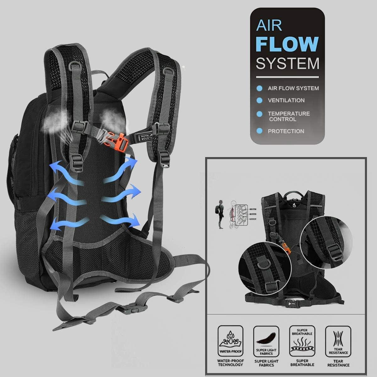20L Hiking Backpack Cycling Backpacks Hiking Daypacks for Outdoor Sports Daypacks for Camping Traveling Skiing