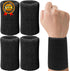6 Inch Wrist Sweatbands Tennis Wrist Bands Absorbent Sweat Band for Men