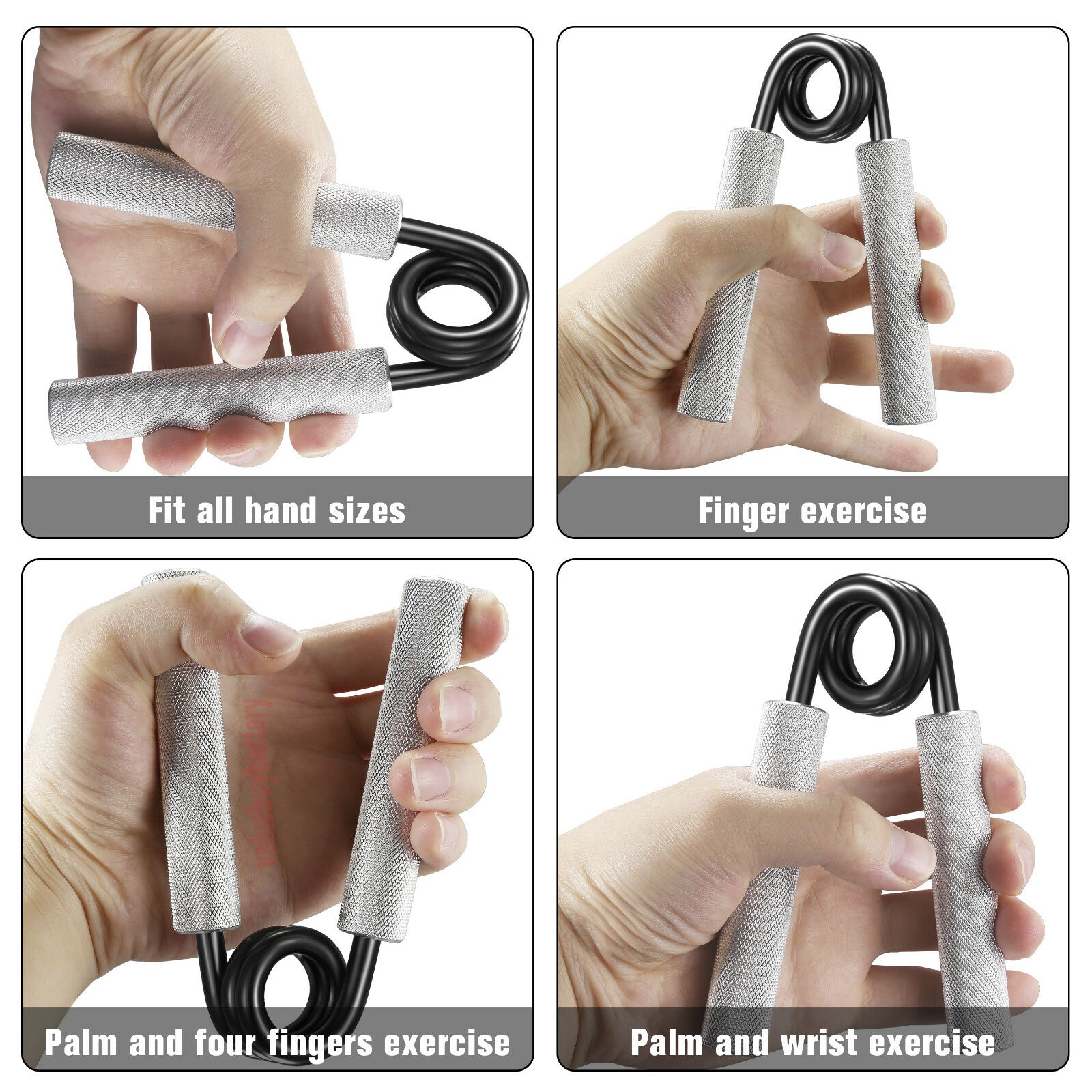 Metal Heavy Strength Exercise Gripper Hand Grippers Grip Forearm Wrist Grips Lbs