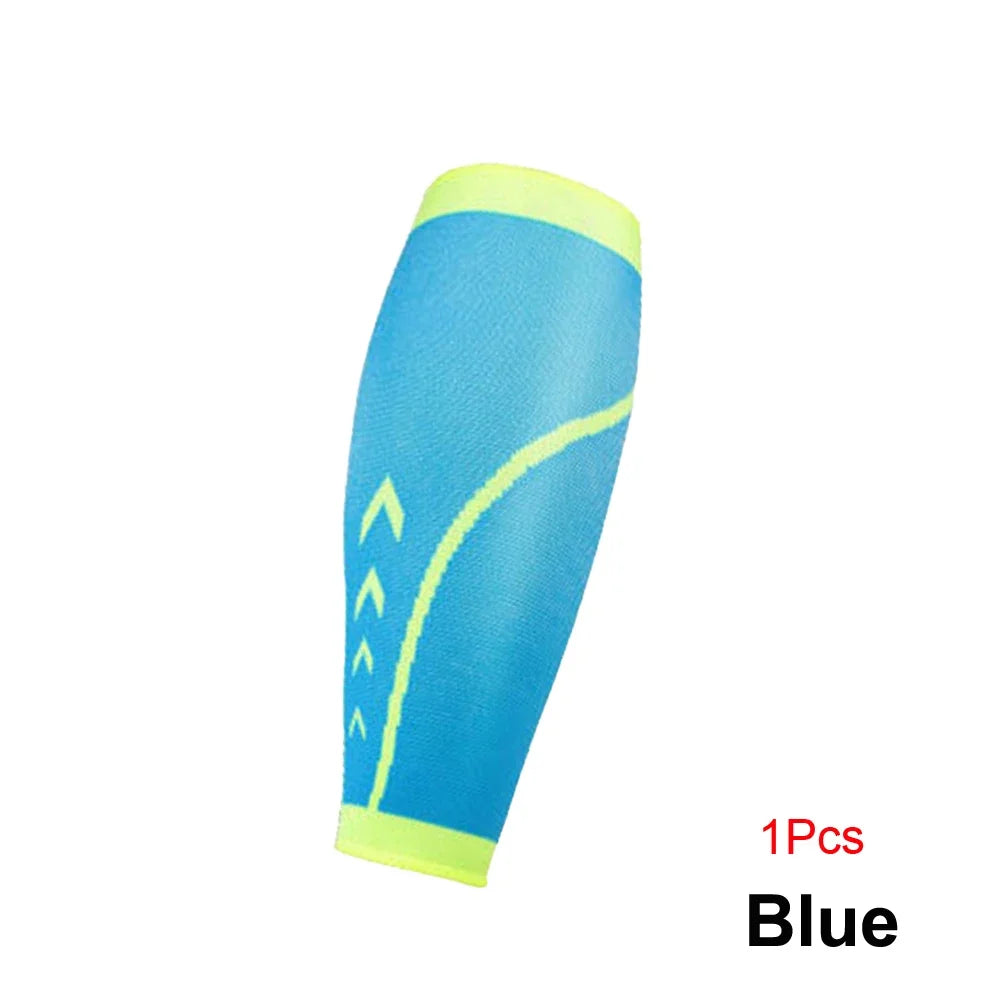 1Pcs Sports Compression Leg Sleeve Basketball Calf Support Running Antiskid Shin Guard Cycling Leg Warmers Sun UV Protection