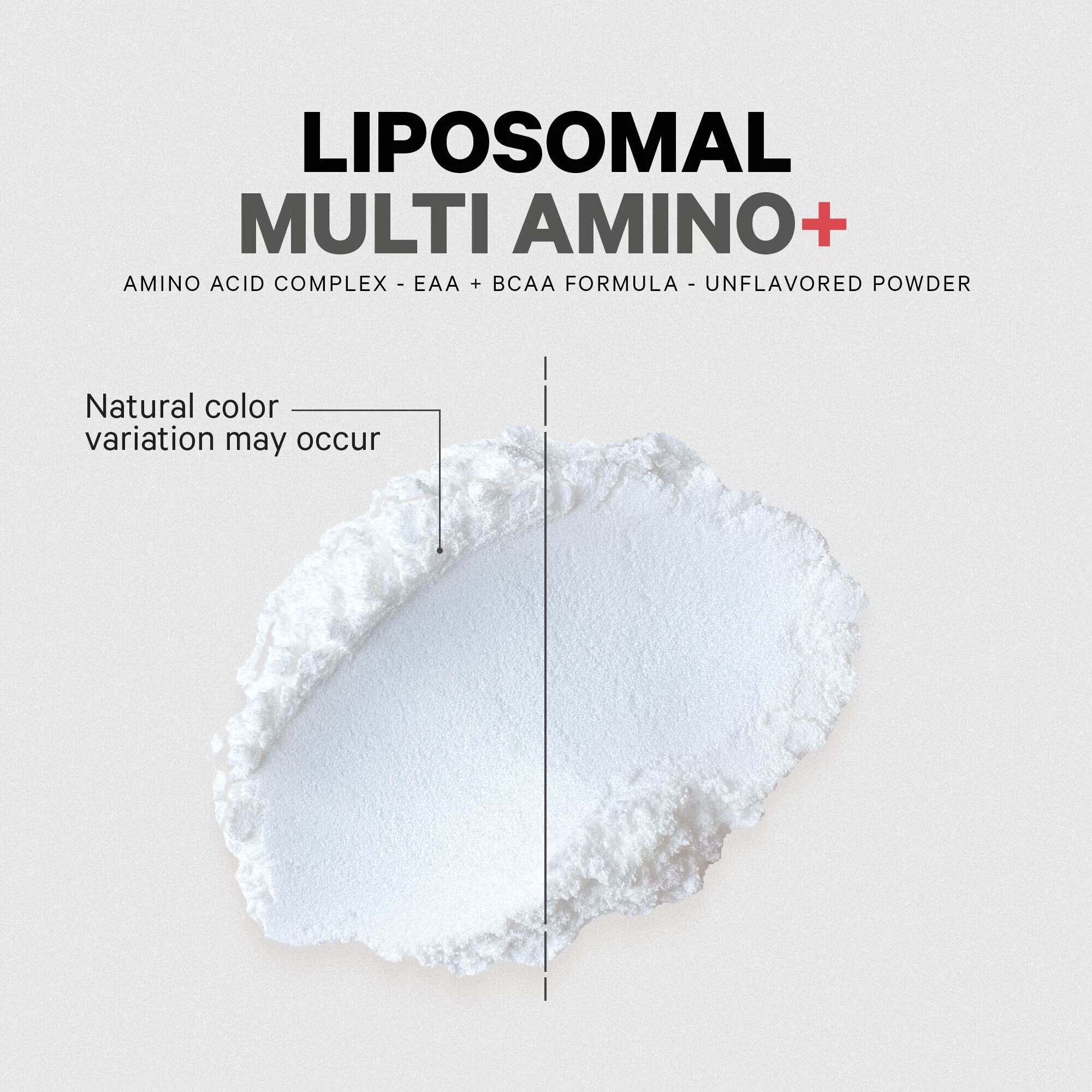 Multi Amino+ Powder, Liposomal EAA + Branched-Chain Amino Acid Powder Supplement, 6.15 Oz
