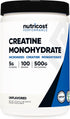 Creatine Monohydrate Micronized Powder 500G, 5000Mg per Serv (5G) - 100 Servings, 17.9 Oz