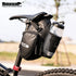 2023 New Arrival Bike Saddle Bag with Water Bottle Pocket Waterproof Rear Bicycle Saddle Bags Large-Volume Tail Bag