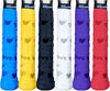 Tennis Racket Grip Tape (6 Grips) Precut & Dry Feel Tennis Grip Designer Overgrip for High Performance