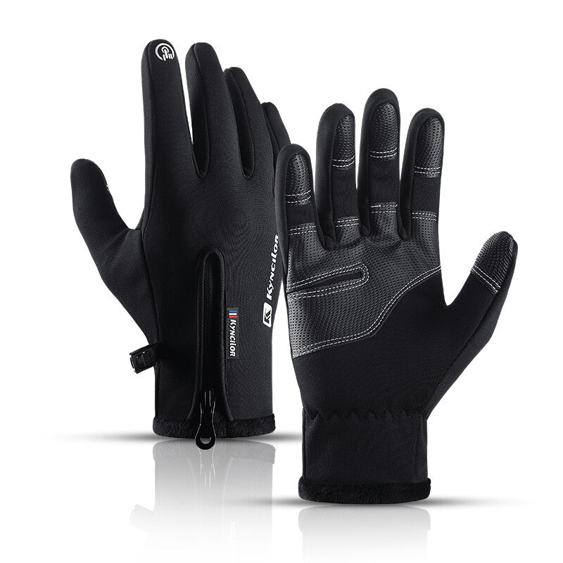 Winter Cycling Gloves Touch Screen Windproof Warm Anti-Slip Gloves for Men Women
