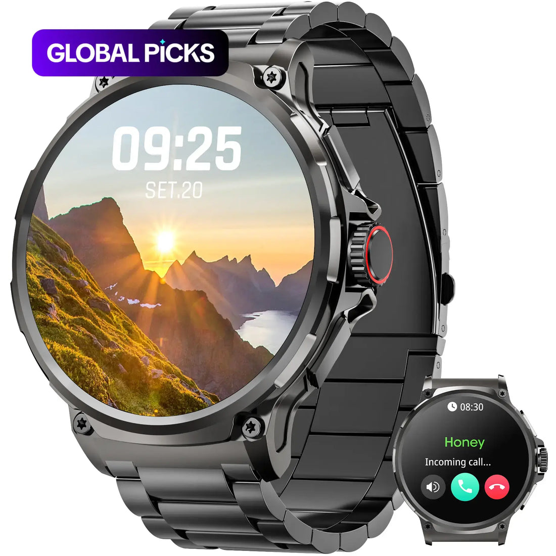 Multifunctional Smart Watch, Smartwatch with Calls, Fashion Digital Watch with Answer/Make Calls &amp; 100+ Sport Modes, Waterproof Sports Watch for Women &amp; Men