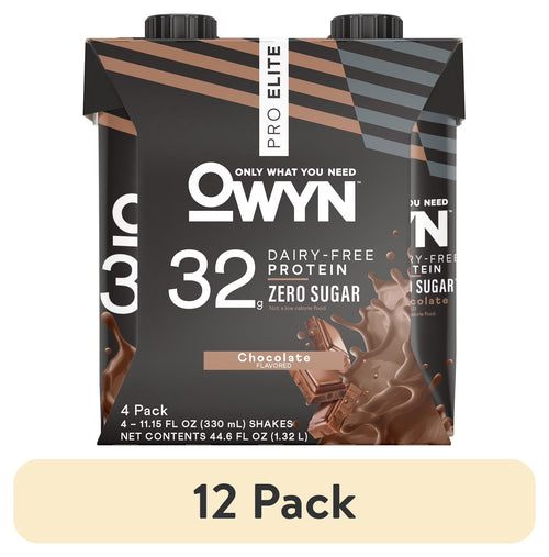 (12 Pack)  32G Pro Elite Chocolate Flavored Protein Shake - 11.15 Fl Oz, 4 Count