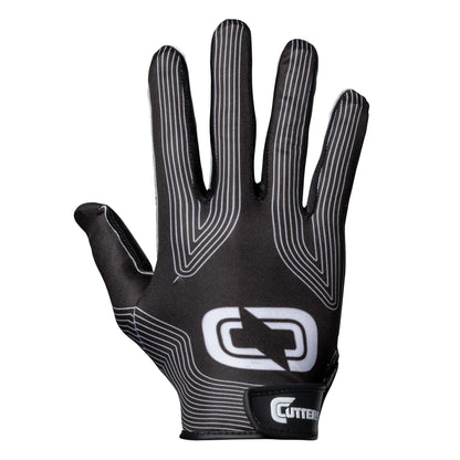, Epic Football Receiver Gloves, Youth, L/XL, Black