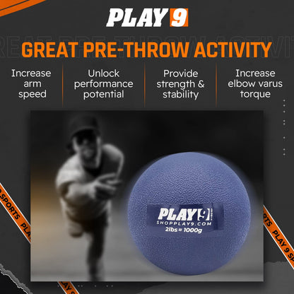 Weighted Baseball Training Balls Set of 6 Plyo Balls for Skill Development