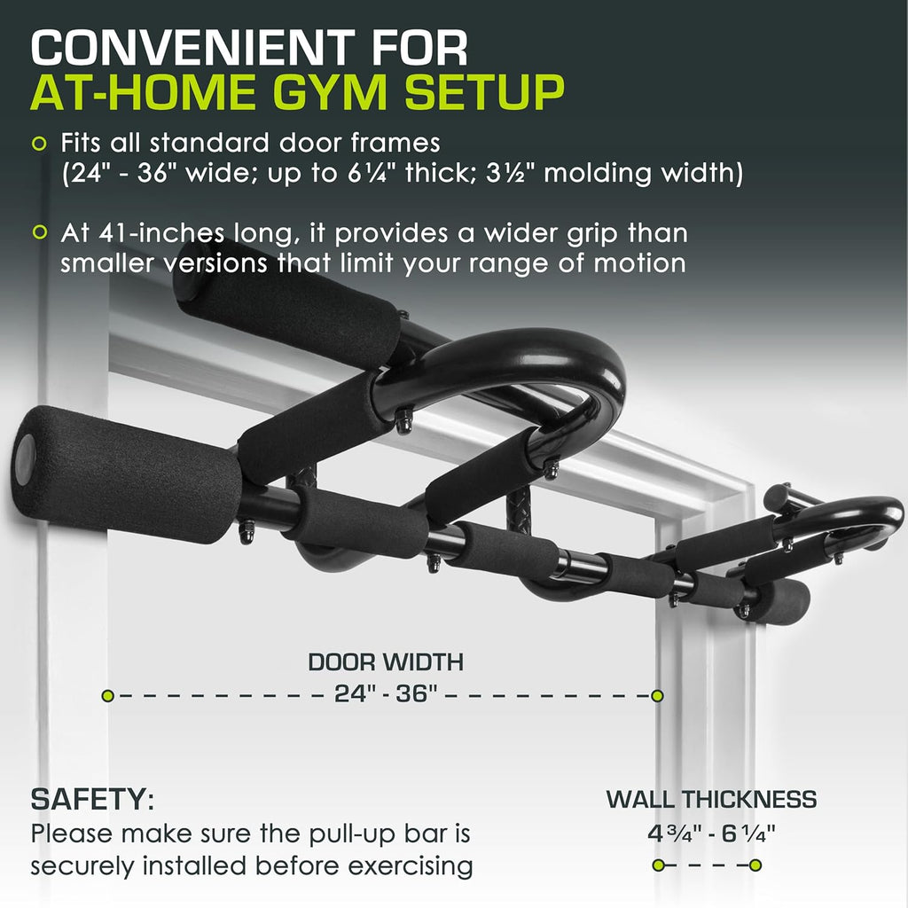 fit Pull up Bar for Multi Use Fitness & Home Gym Exercise