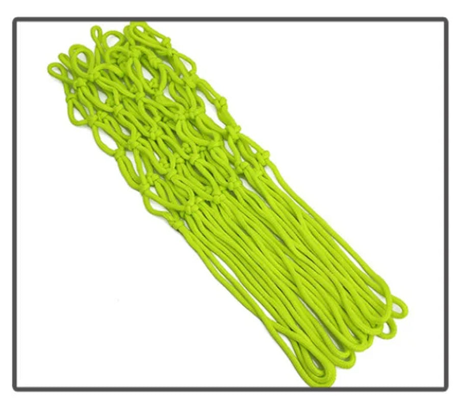 50CM Standard Luminous Basketball Net, Green Fluorescent Basketball Net, Self Luminous Children&
